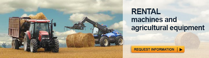 Rental machines and agricultural equipment