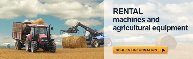 Rental machines and agricultural equipment